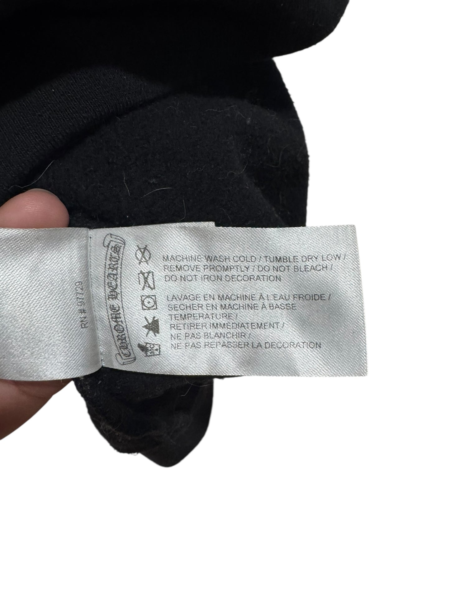 Chrome Hearts Eye Chart Dagger Hoodie Black