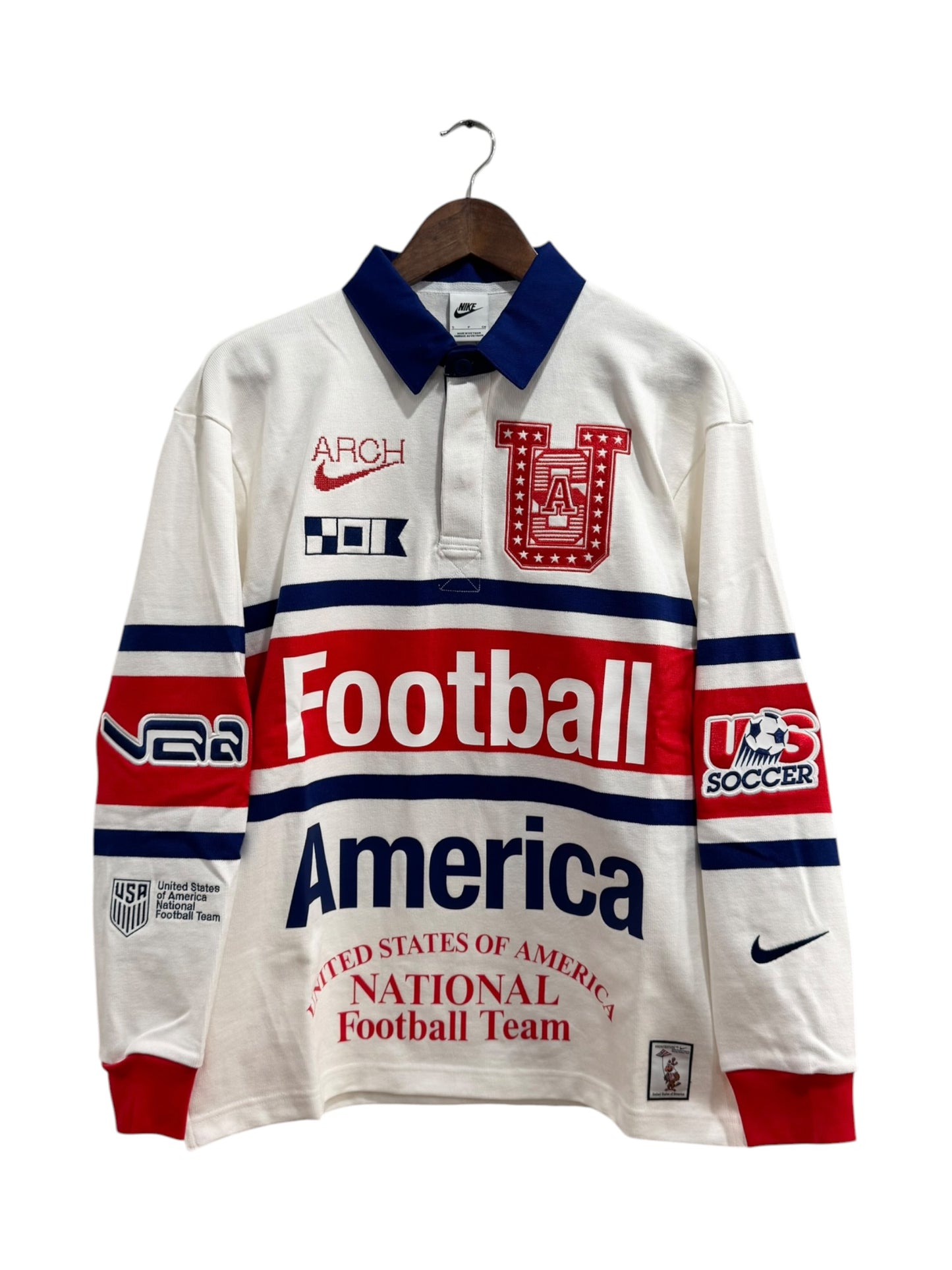 Nike x Virgil Abloh Archive x USMNT Rugby Long Sleeve White