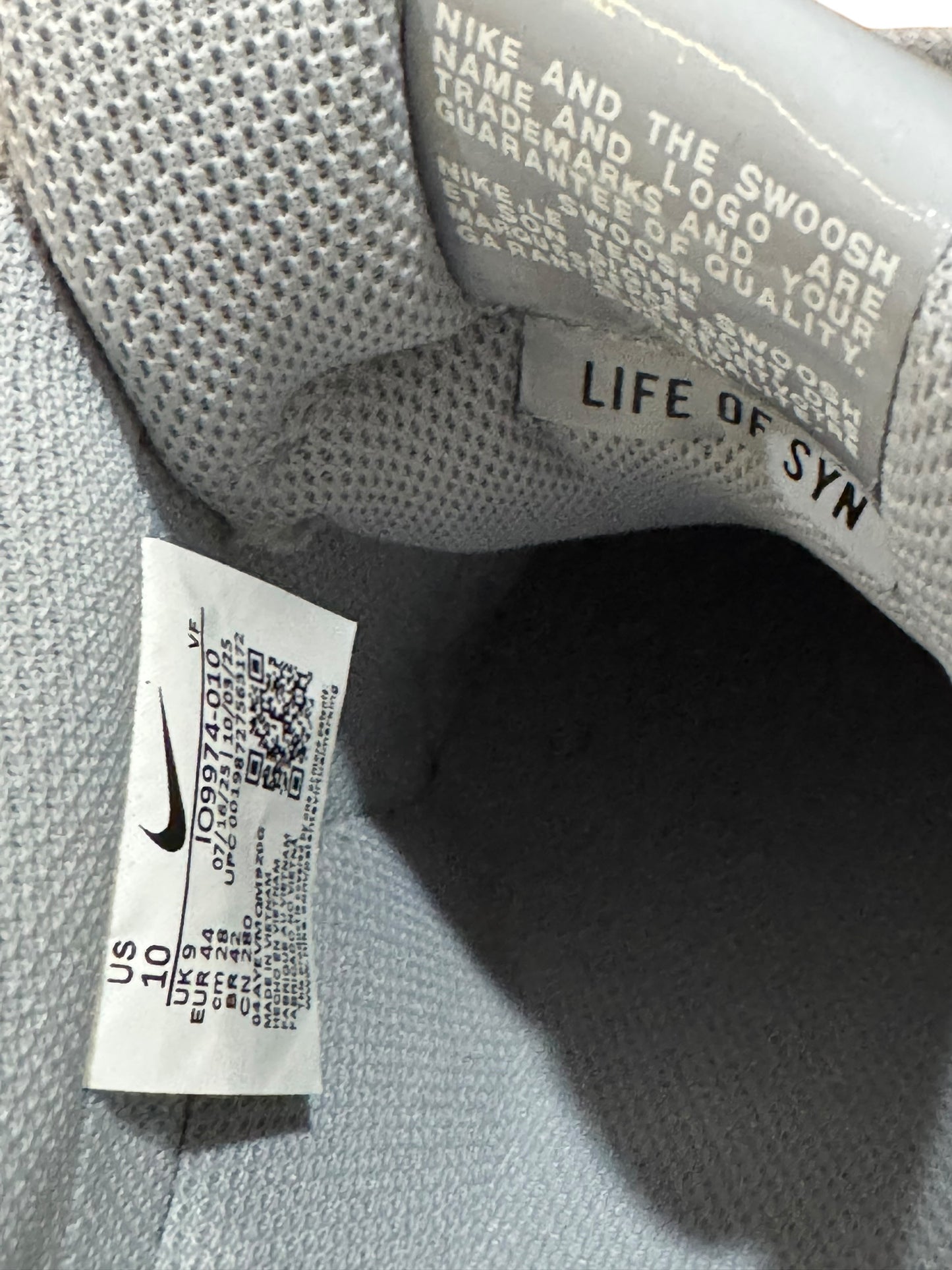 Nike Air Force 1 Low Syna Central Cee Black White Smoke Grey