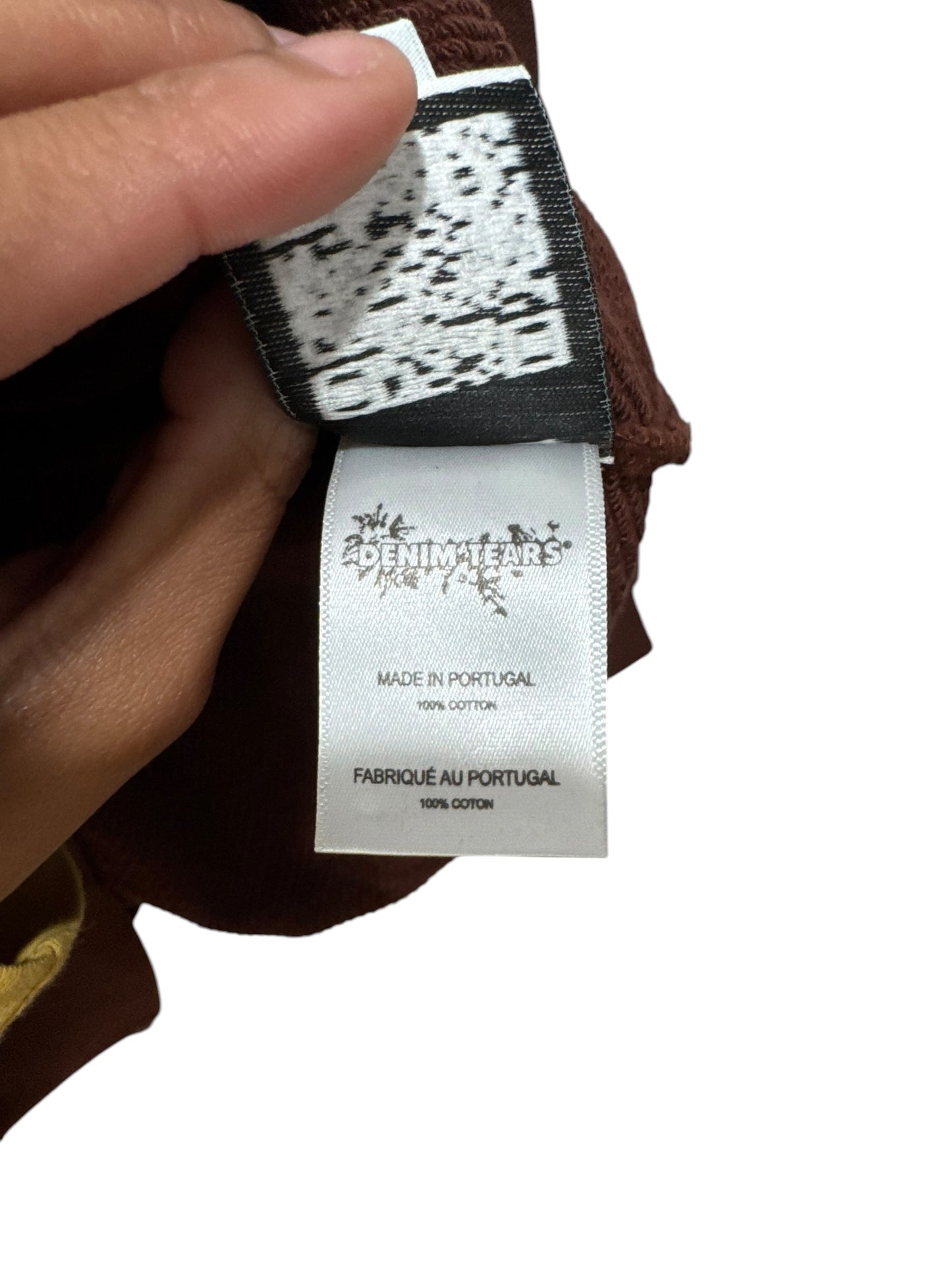 Denim Tears Mono Cotton Wreath Hoodie Brown