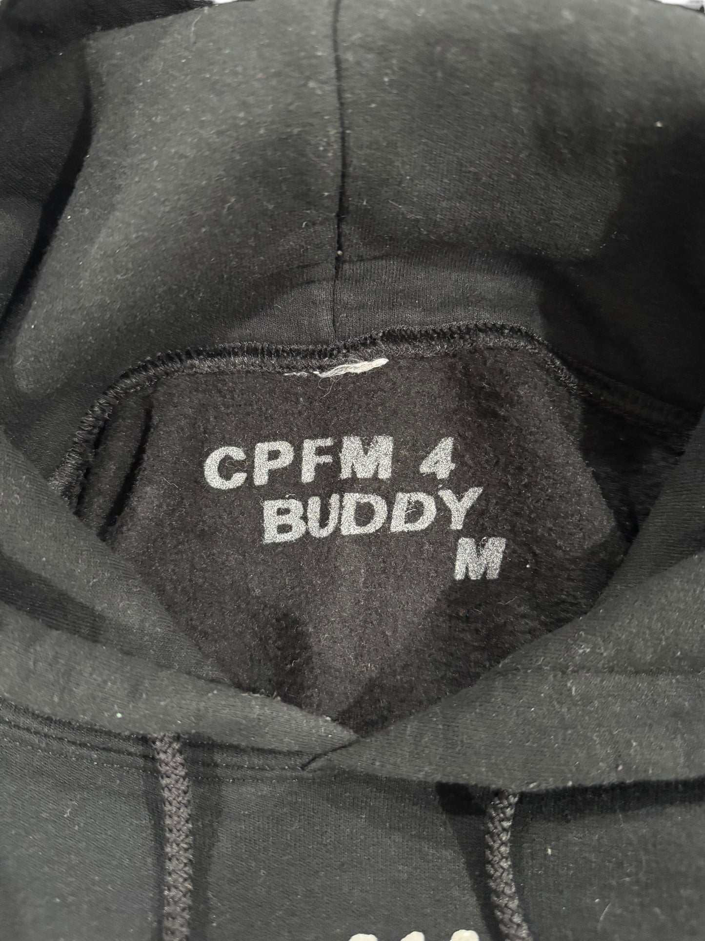 Cactus Plant Flea Market Buddy With Weed Hoodie Black