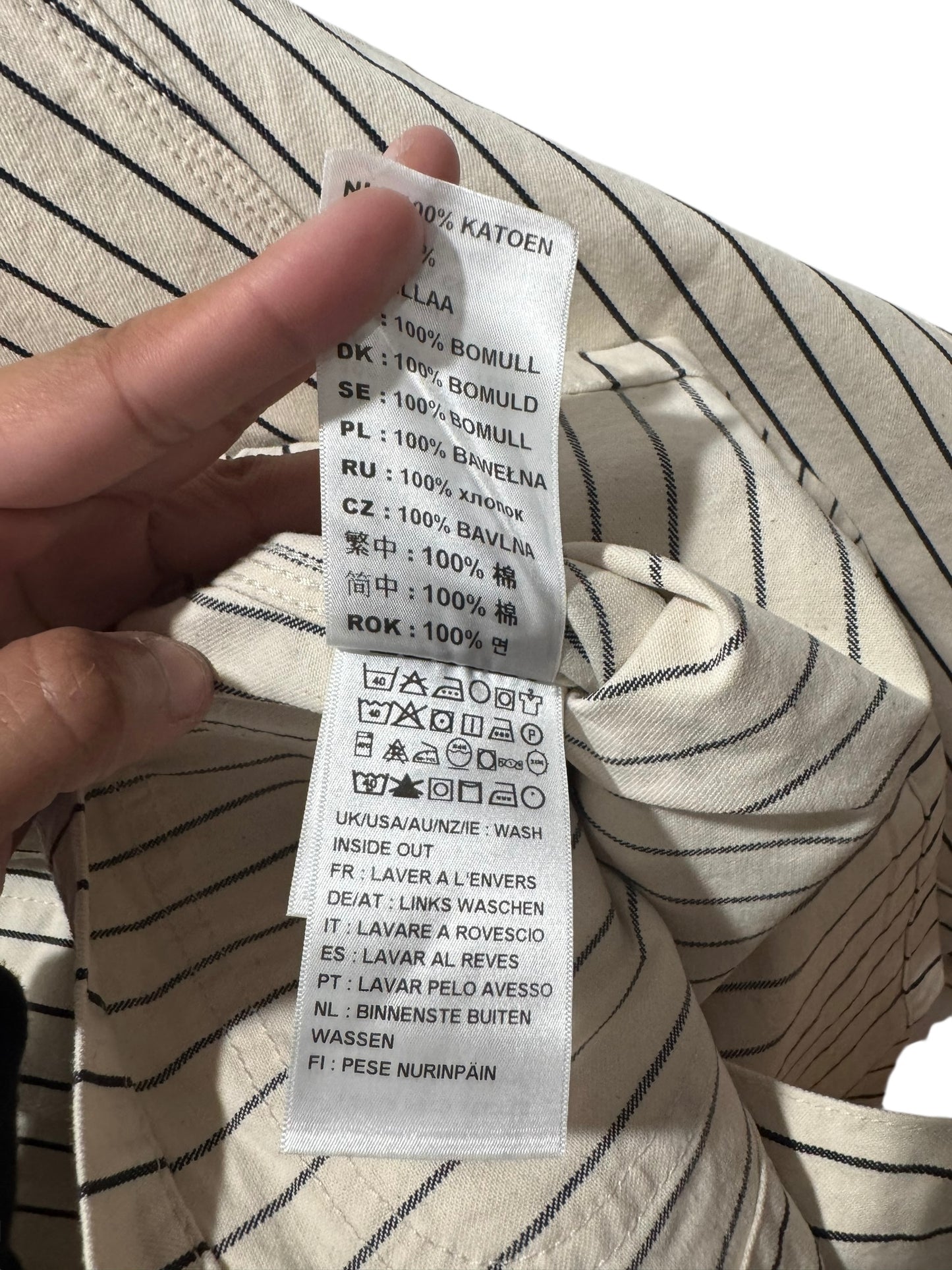 Palace x Carhartt WIP Michigan Coat Hickory Wax Black