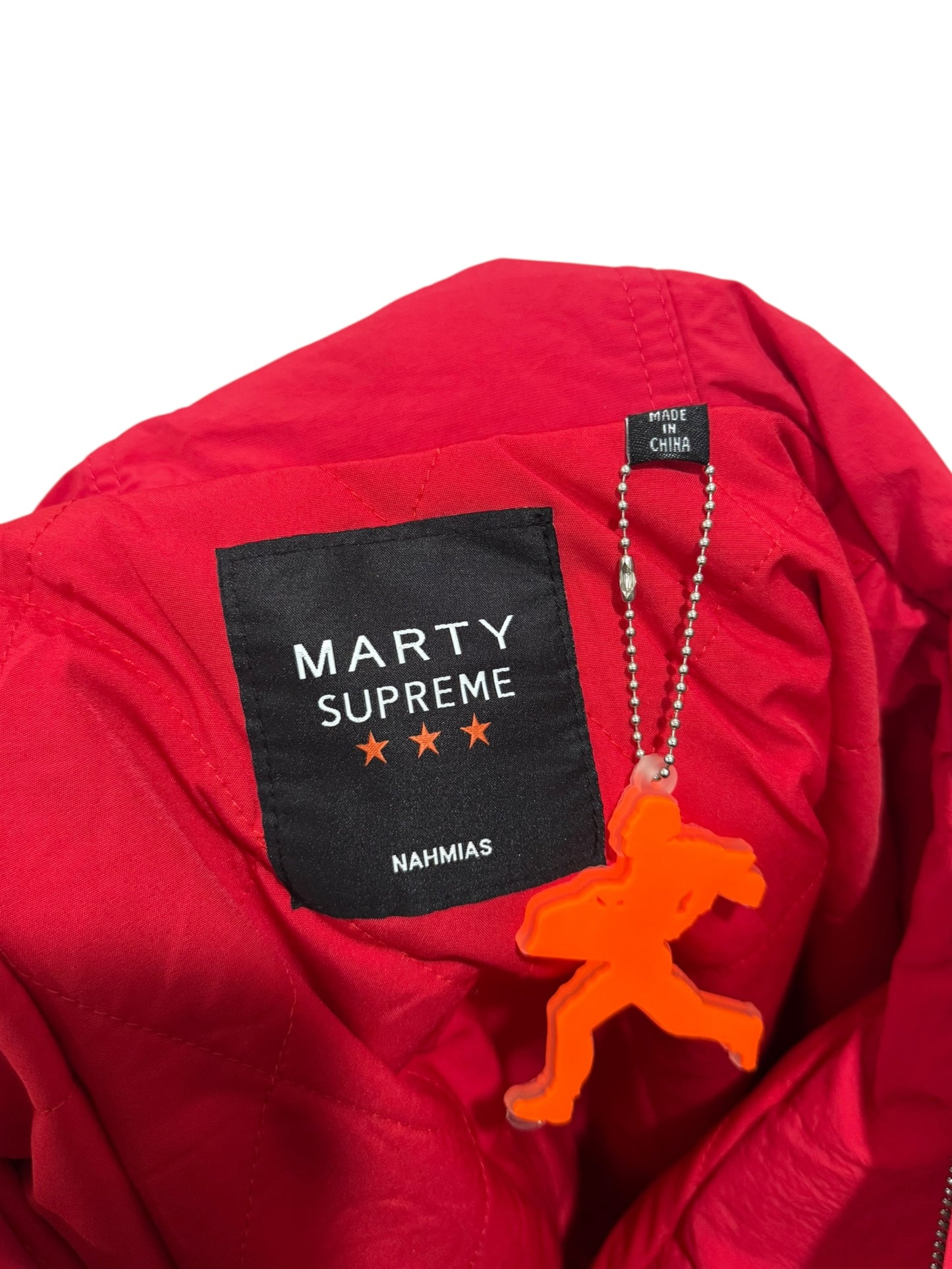 NAHMIAS x A24 Marty Supreme Classic Warm Up Jacket USA Red