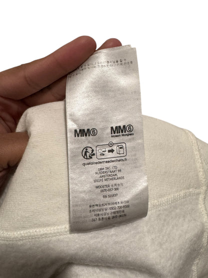 Supreme MM6 Maison Margiela Foil Box Logo Hoodie White