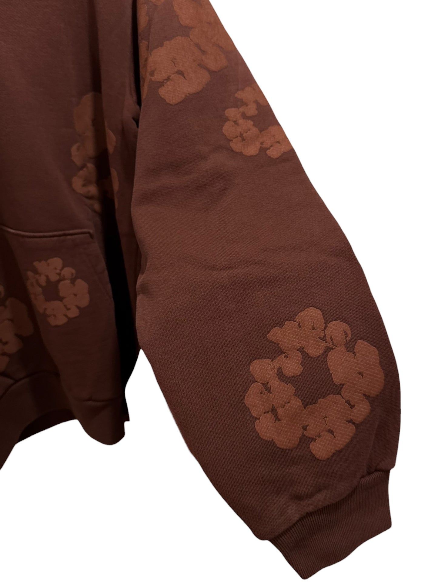Denim Tears Mono Cotton Wreath Hoodie Brown