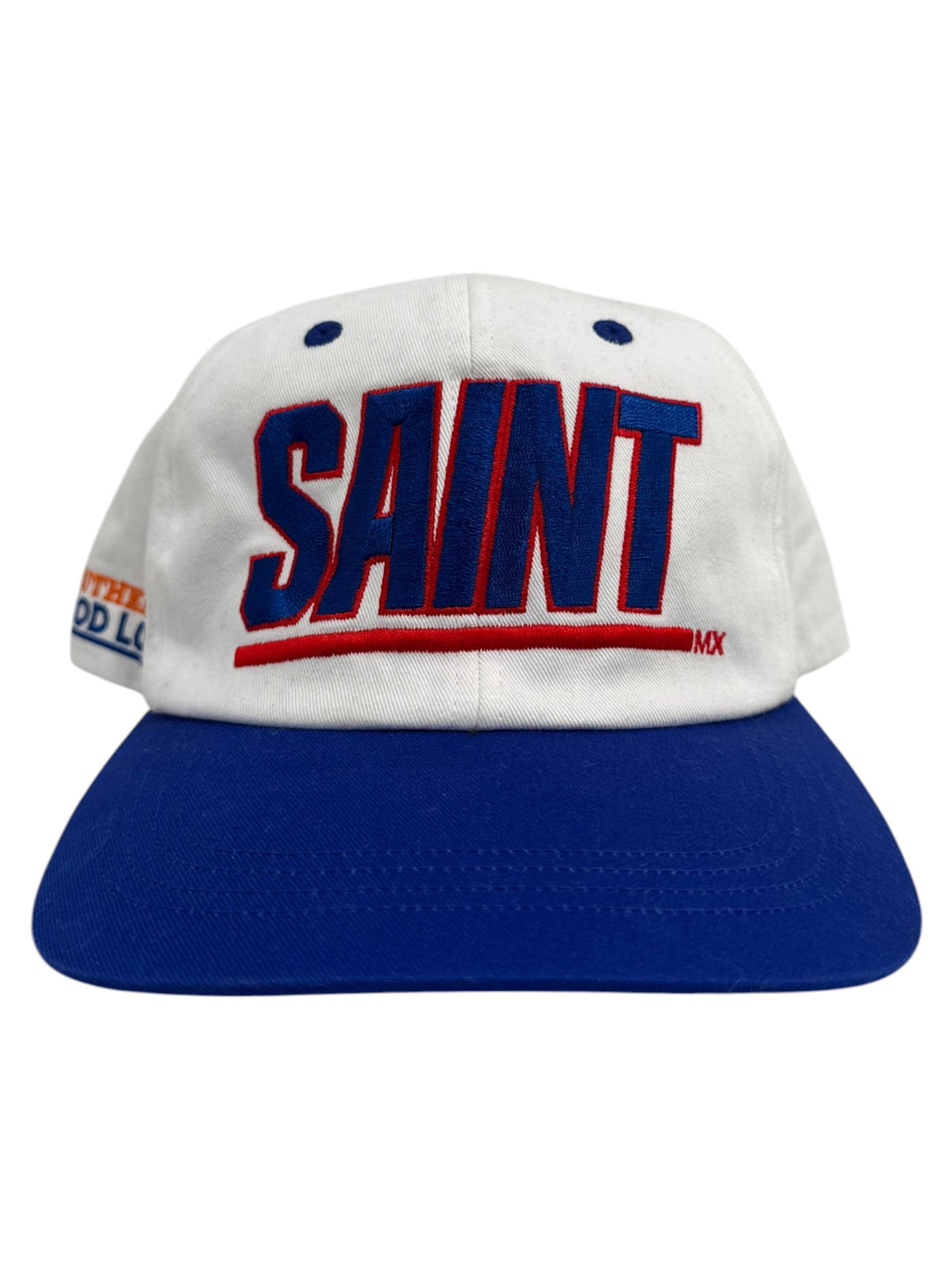 Saint Michael Authentic God Love Giants Snapback White Blue