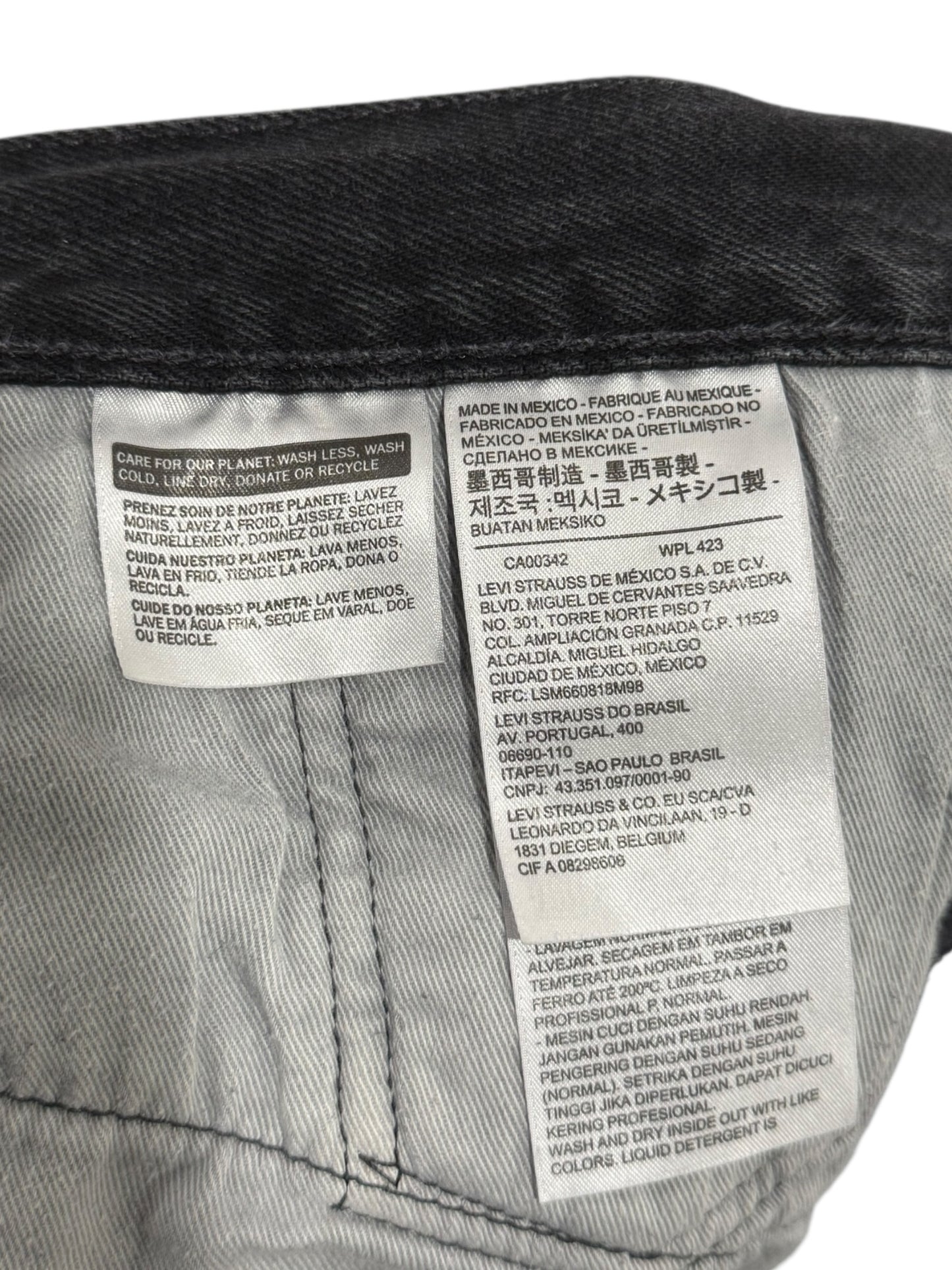 Denim Tears x Levi's Cotton Wreath Jeans Black