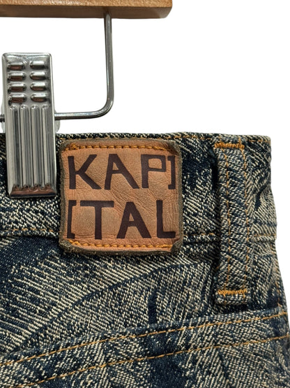 Kapital Magpie Feather Flare Jeans Dark Indigo