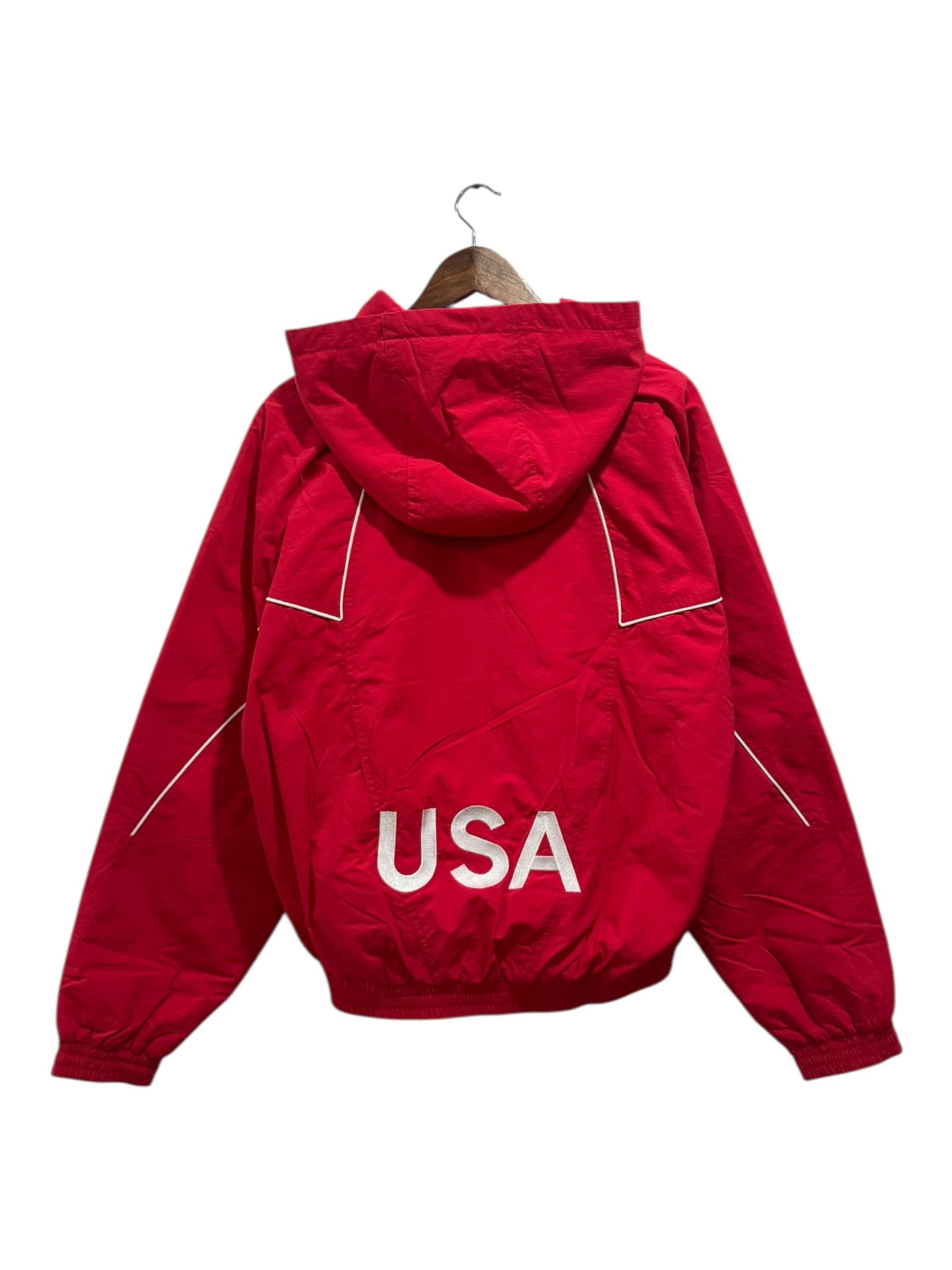 NAHMIAS x A24 Marty Supreme Classic Warm Up Jacket USA Red