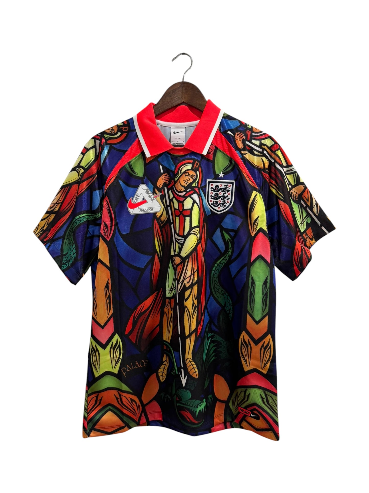 Nike x Palace England Football Jersey Bright Crimson Multi