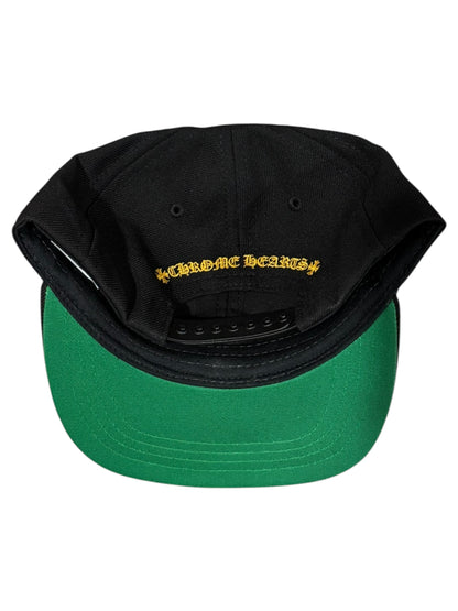 Chrome Hearts CH Logo Baseball Snapback Black Yellow