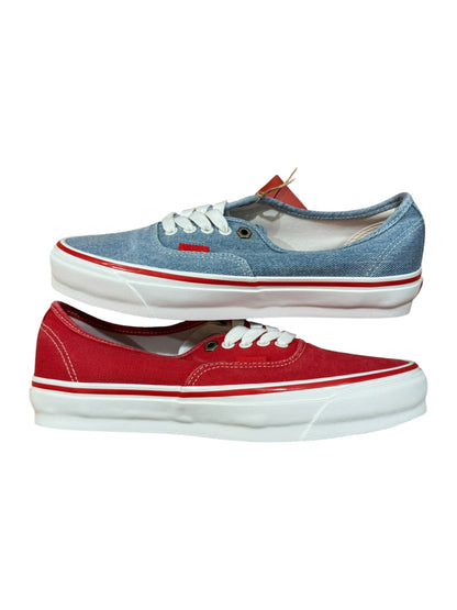 Vans x Fugazi LX Authentic 44 Red Denim Blue
