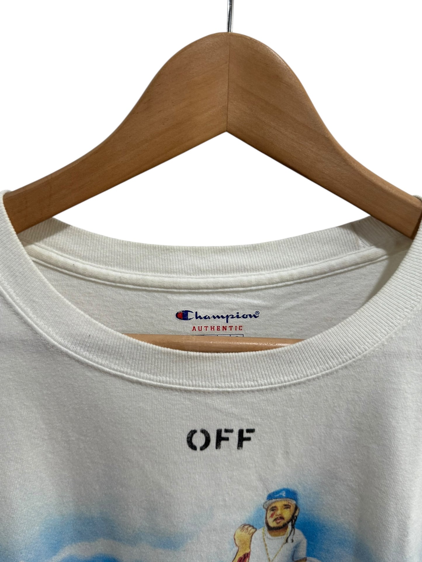 Off-White C/O AWGE Yams Day Heavenly Tee White