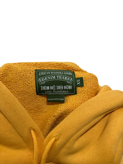 Denim Tears x Cactus Plant Flea Market Cactus Tears Wreath Hoodie Yellow