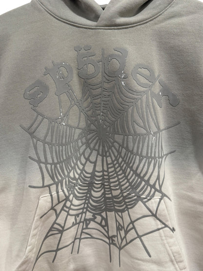 Sp5der OG Web V2 Ombre Hoodie Sport Grey