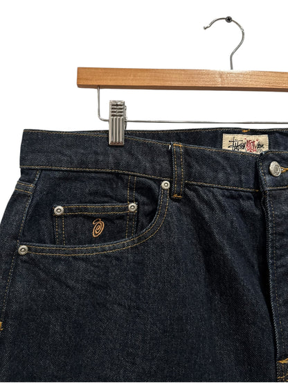 Stussy Big Ol Jean Shorts Rigid Indigo