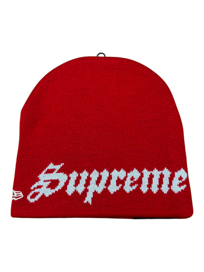 Supreme New Era Ghostface Beanie Red