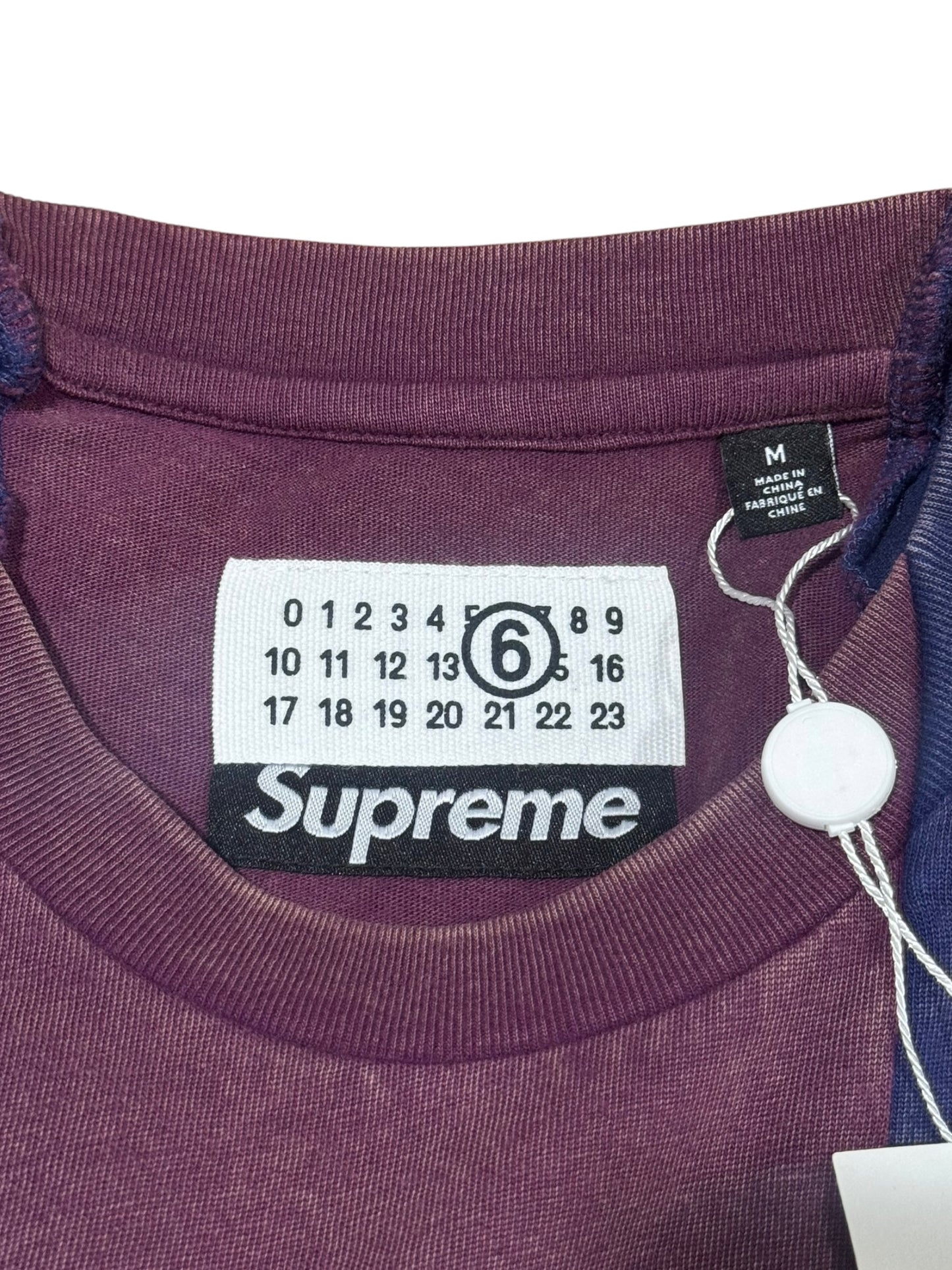 Supreme MM6 Maison Margiela Split Tee Navy