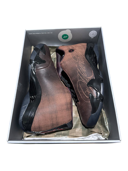 Jordan 14 Retro Mowalola Burnt Red