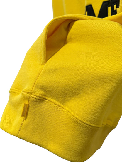 Supreme Paris Shop Flag Half Zip Pullover Yellow