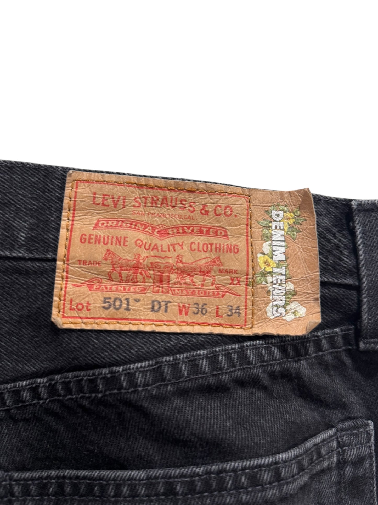 Denim Tears x Levi's Cotton Wreath Jeans Black