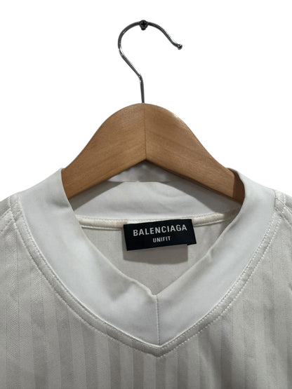 Balenciaga Hybrid Soccer Long Sleeve Jersey White