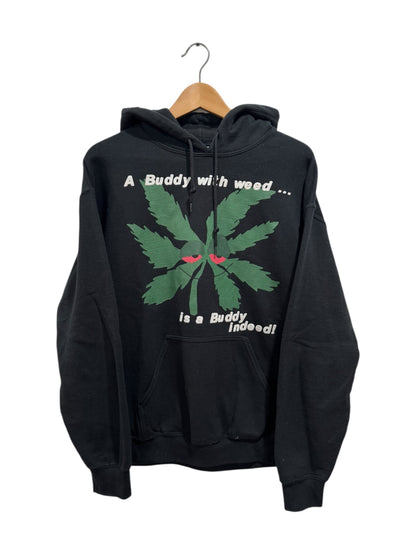 Cactus Plant Flea Market Buddy With Weed Hoodie Black