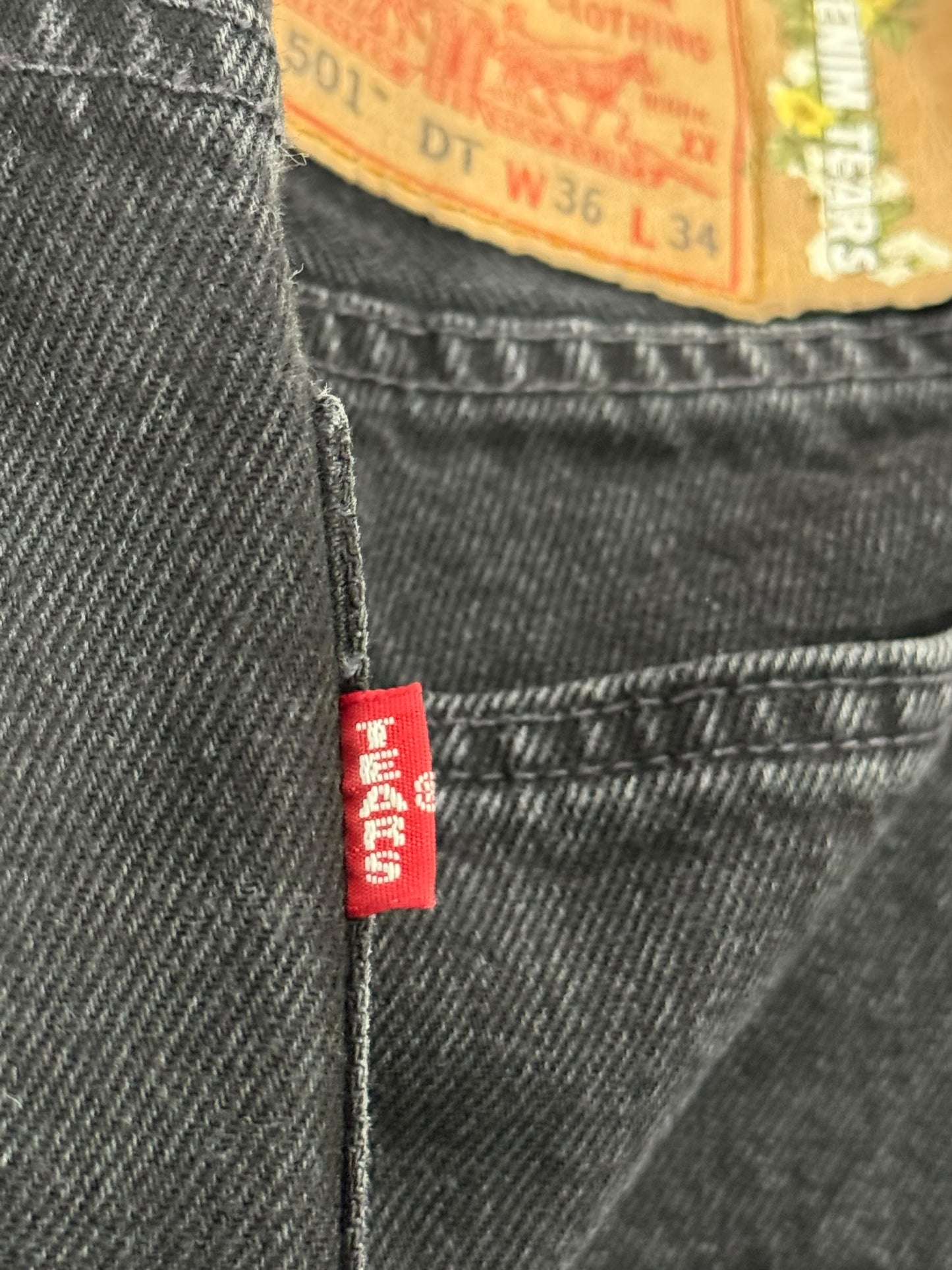 Denim Tears x Levi's Cotton Wreath Jeans Black