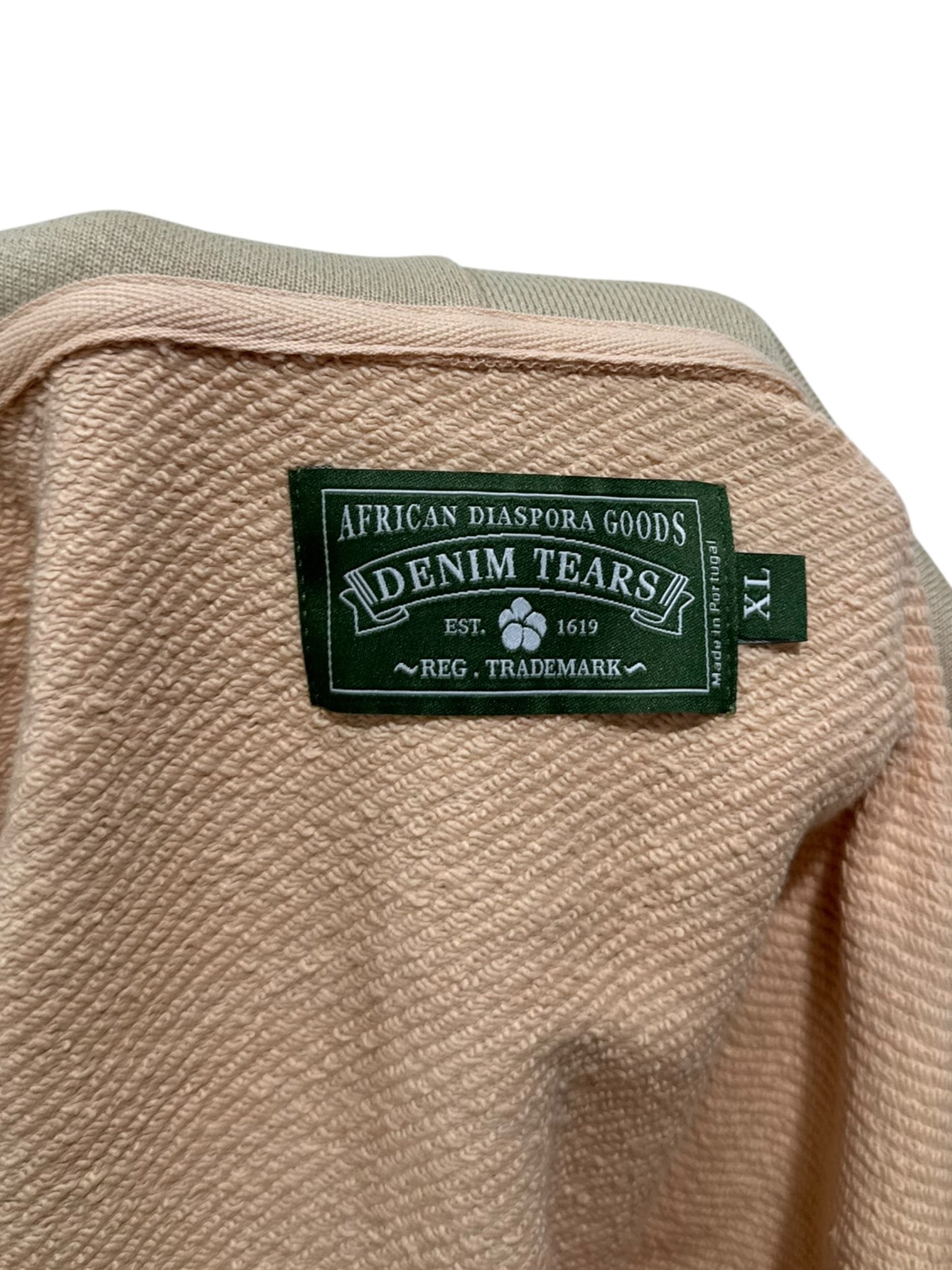 Denim Tears The Cotton Wreath Zip Hoodie Tan Camo