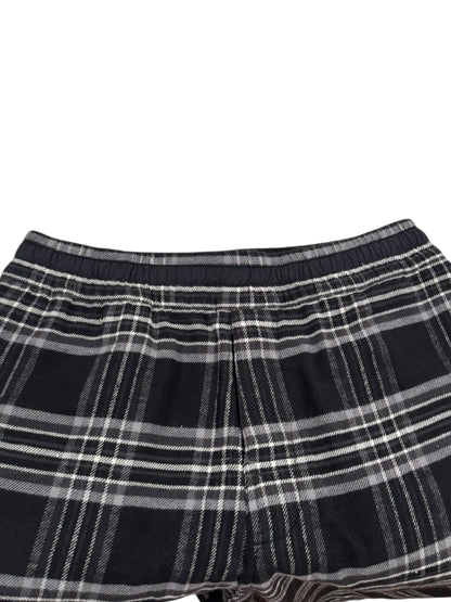 Chrome Hearts After School Flannel Shorts Black Grey