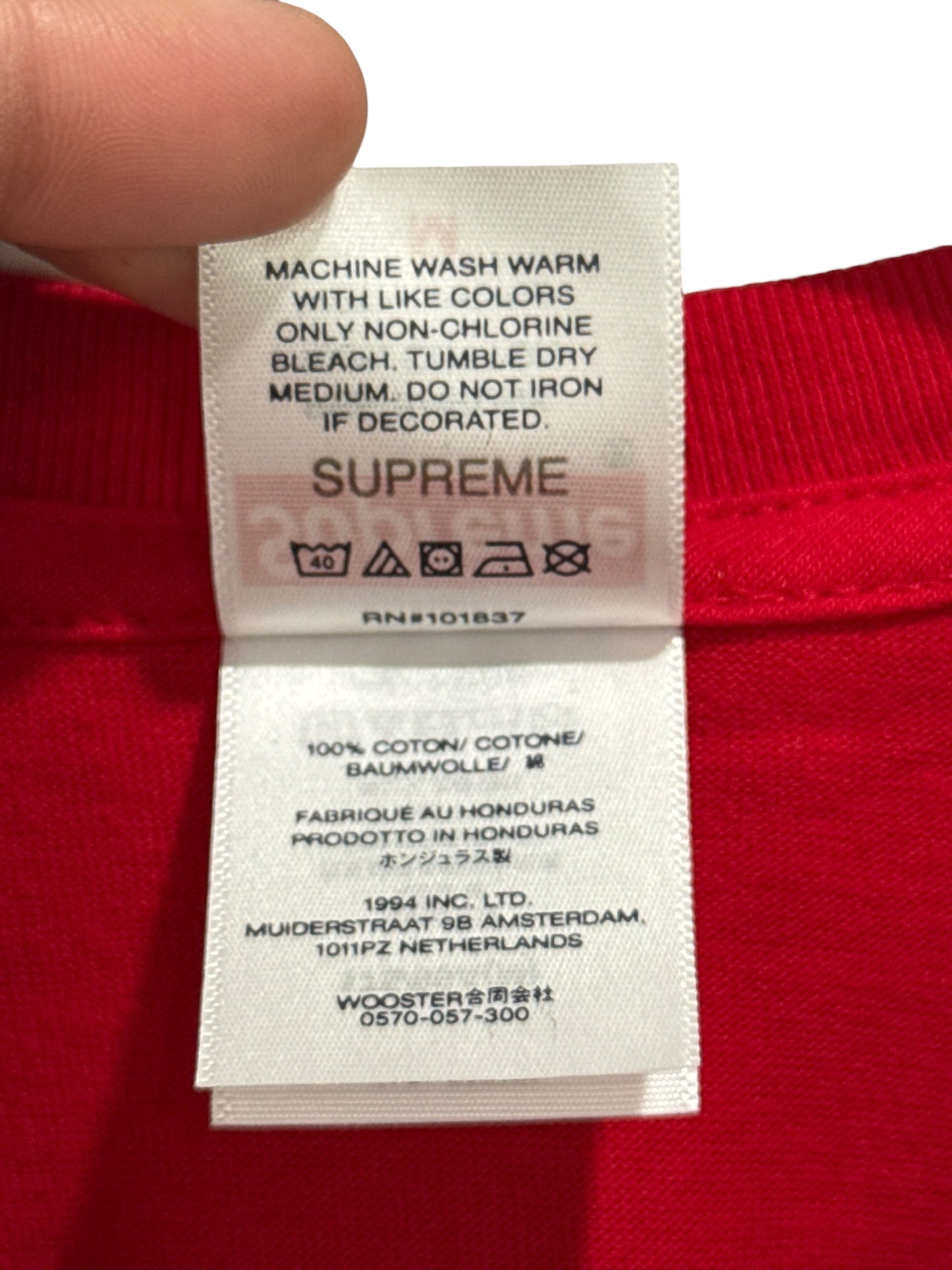 Supreme Grim Reaper Tee Red