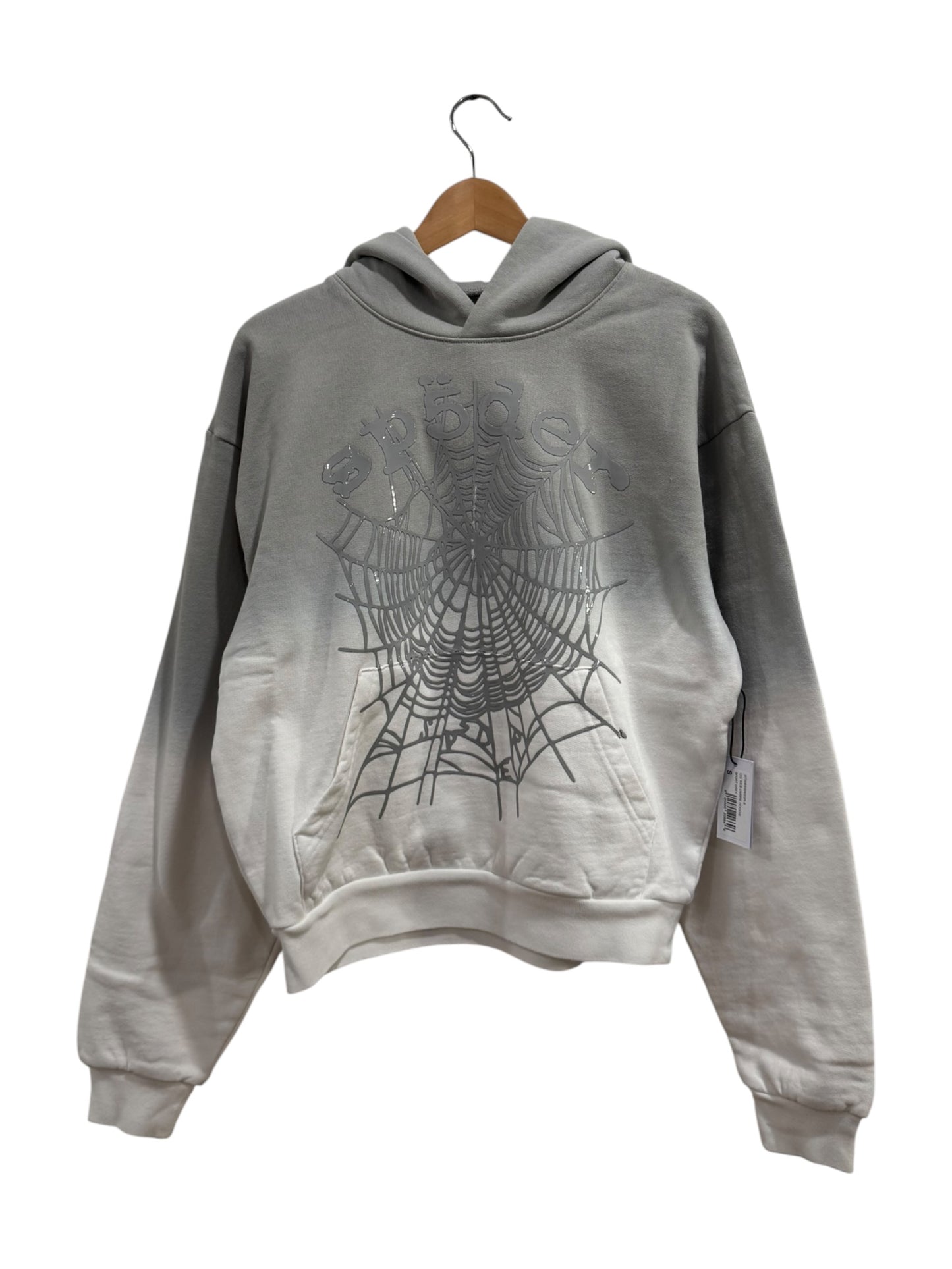 Sp5der OG Web V2 Ombre Hoodie Sport Grey