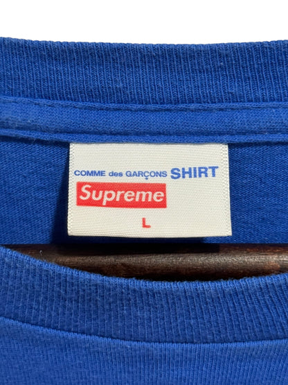 Supreme x Comme Des Garçons Shirt FW15-16 Tee Blue Orange