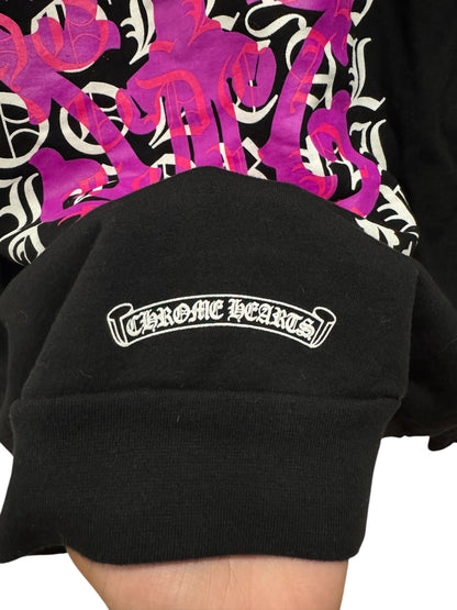 Chrome Hearts Eye Chart Dagger Hoodie Black