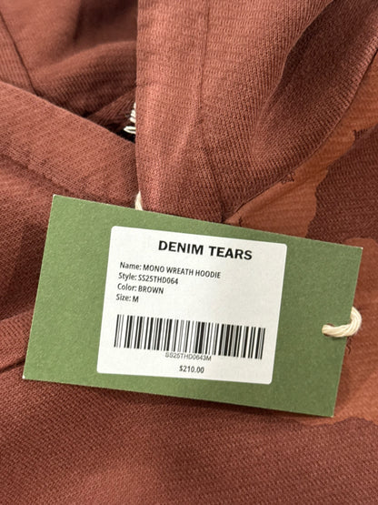 Denim Tears Mono Cotton Wreath Hoodie Brown