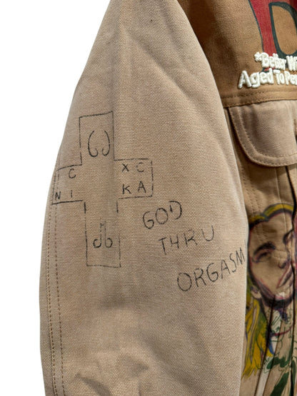 Better With Age Harrison Reconstructed Work Jacket Khaki