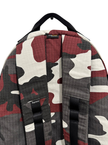 Supreme Logo Backpack SS26 Red Camo