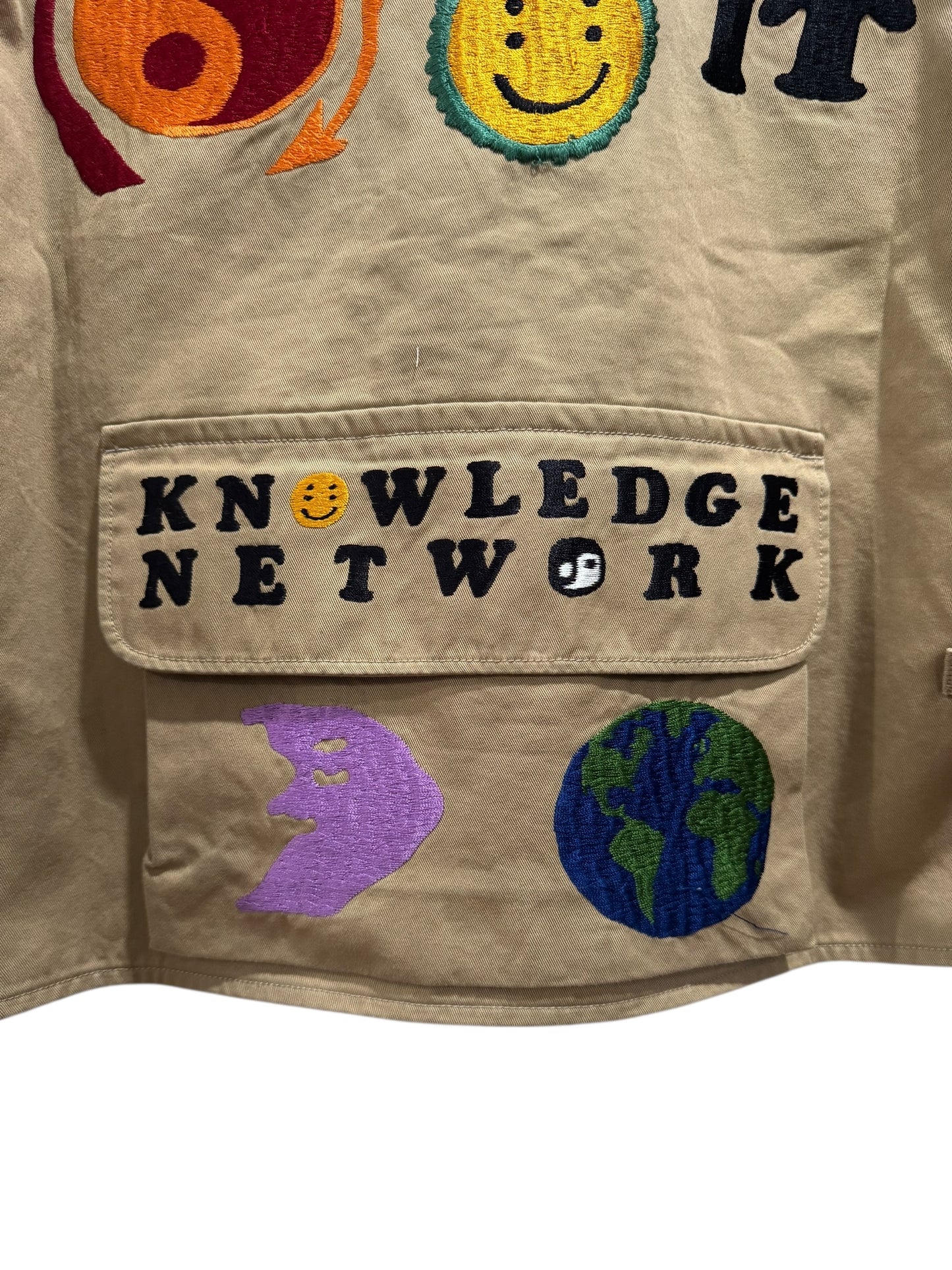 Cactus Plant Flea Market Knowledge Jacket Brown