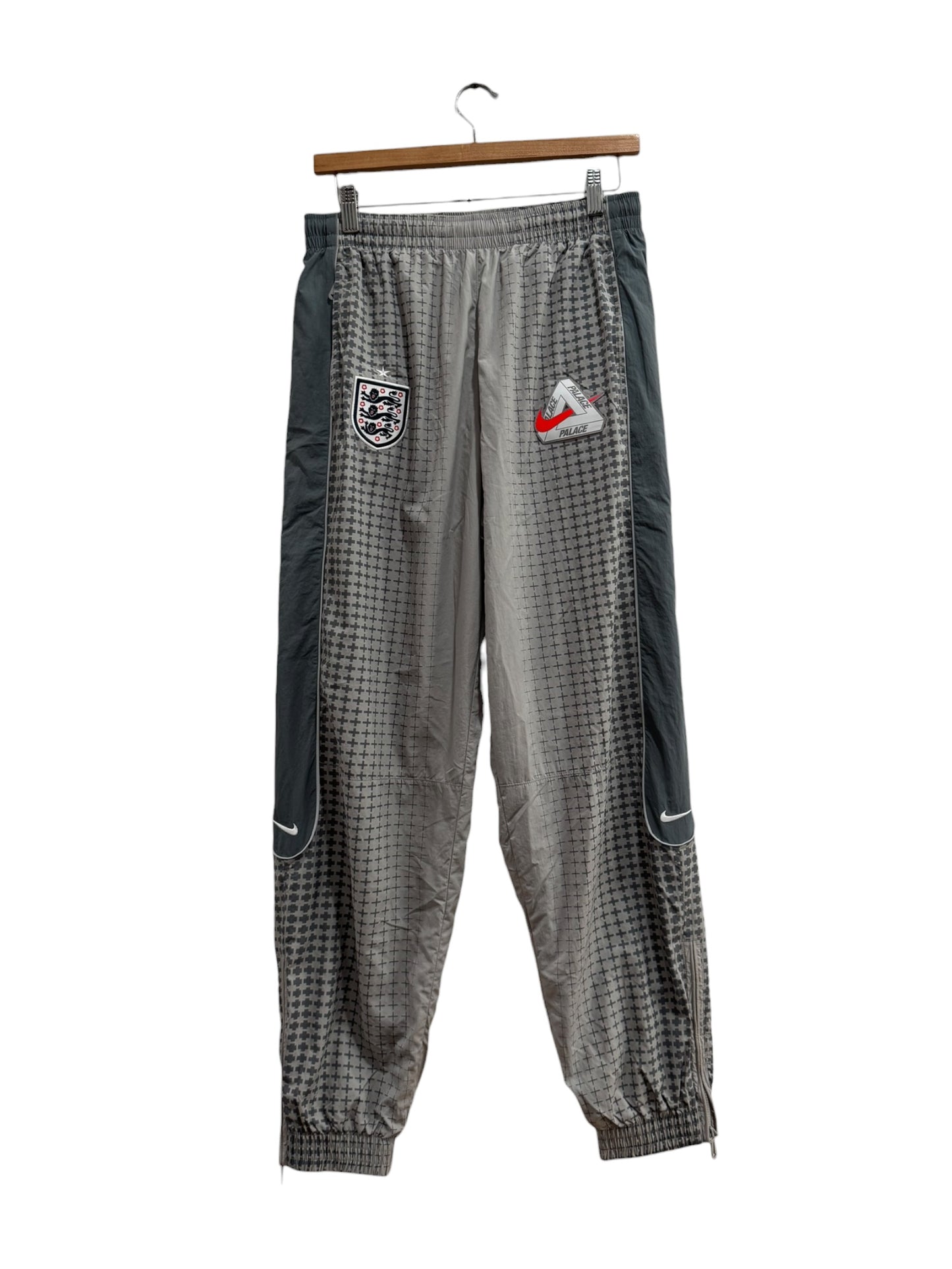 Nike x Palace England Solo Swoosh Track Pants Pewter Grey