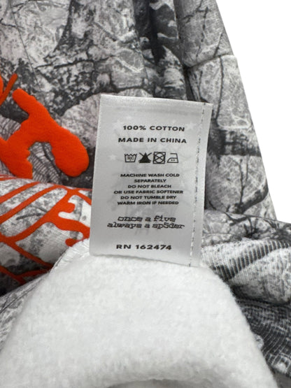 Sp5der Real Tree OG Web V2 Zip Hoodie White Camo