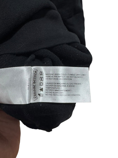 Chrome Hearts Vertical Logo FU Hoodie Black Brown