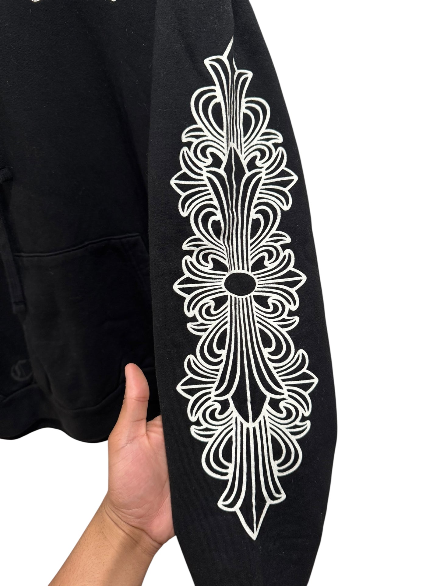 Chrome Hearts Eye Chart Dagger Hoodie Black