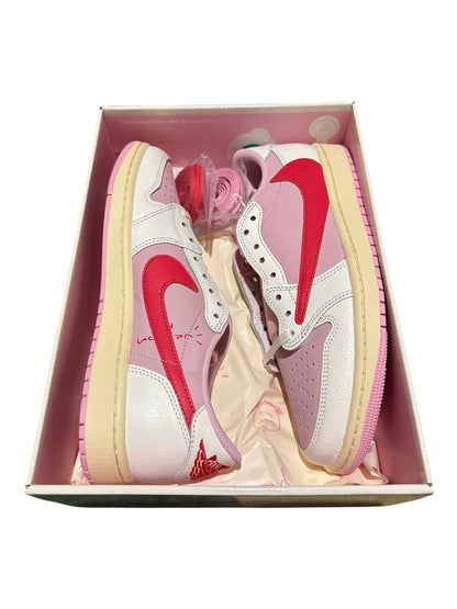 Jordan 1 Retro Low OG SP Travis Scott Sail Tropical Pink