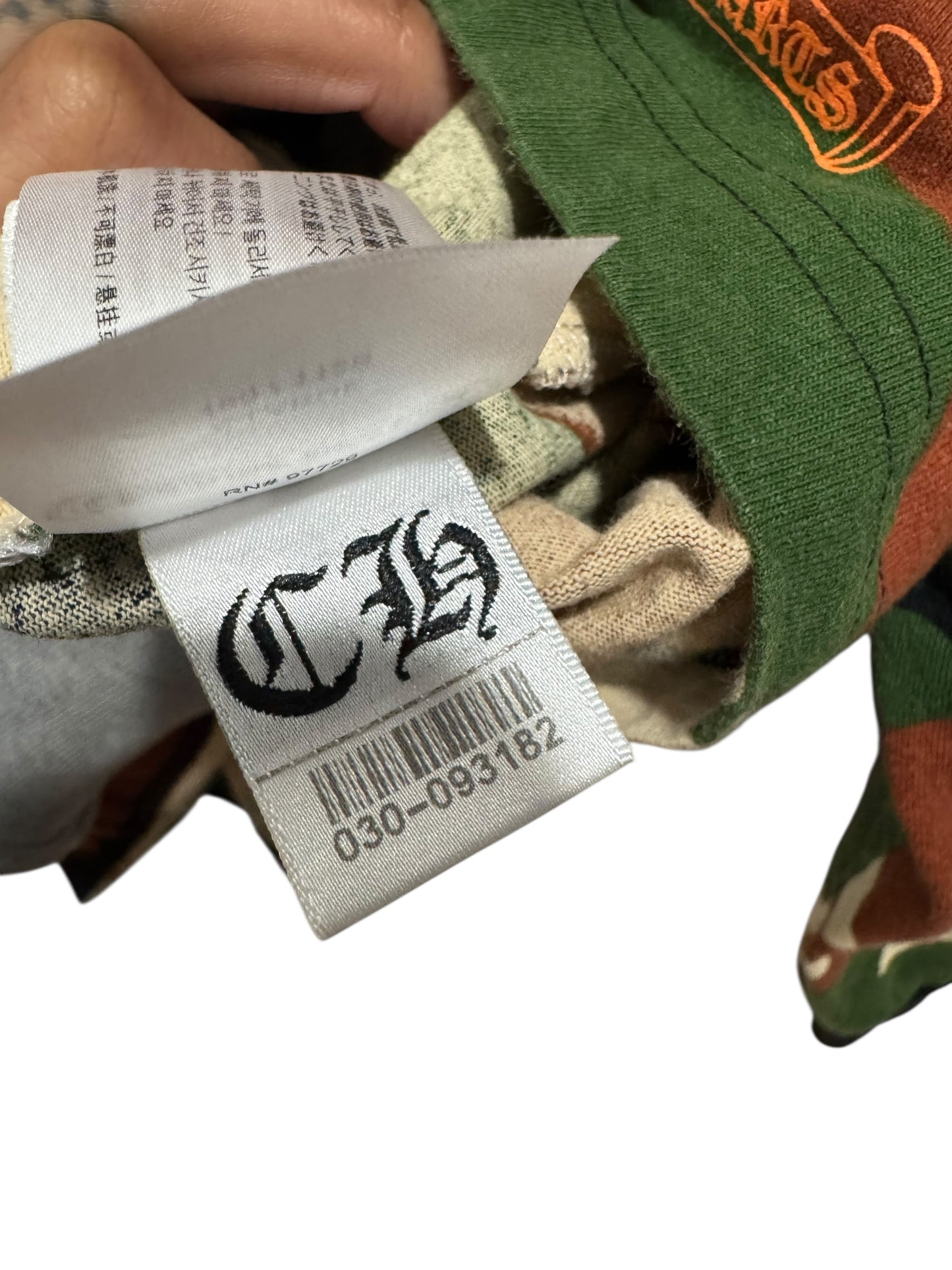 Chrome Hearts x Matty Boy Caution Long Sleeve Camo