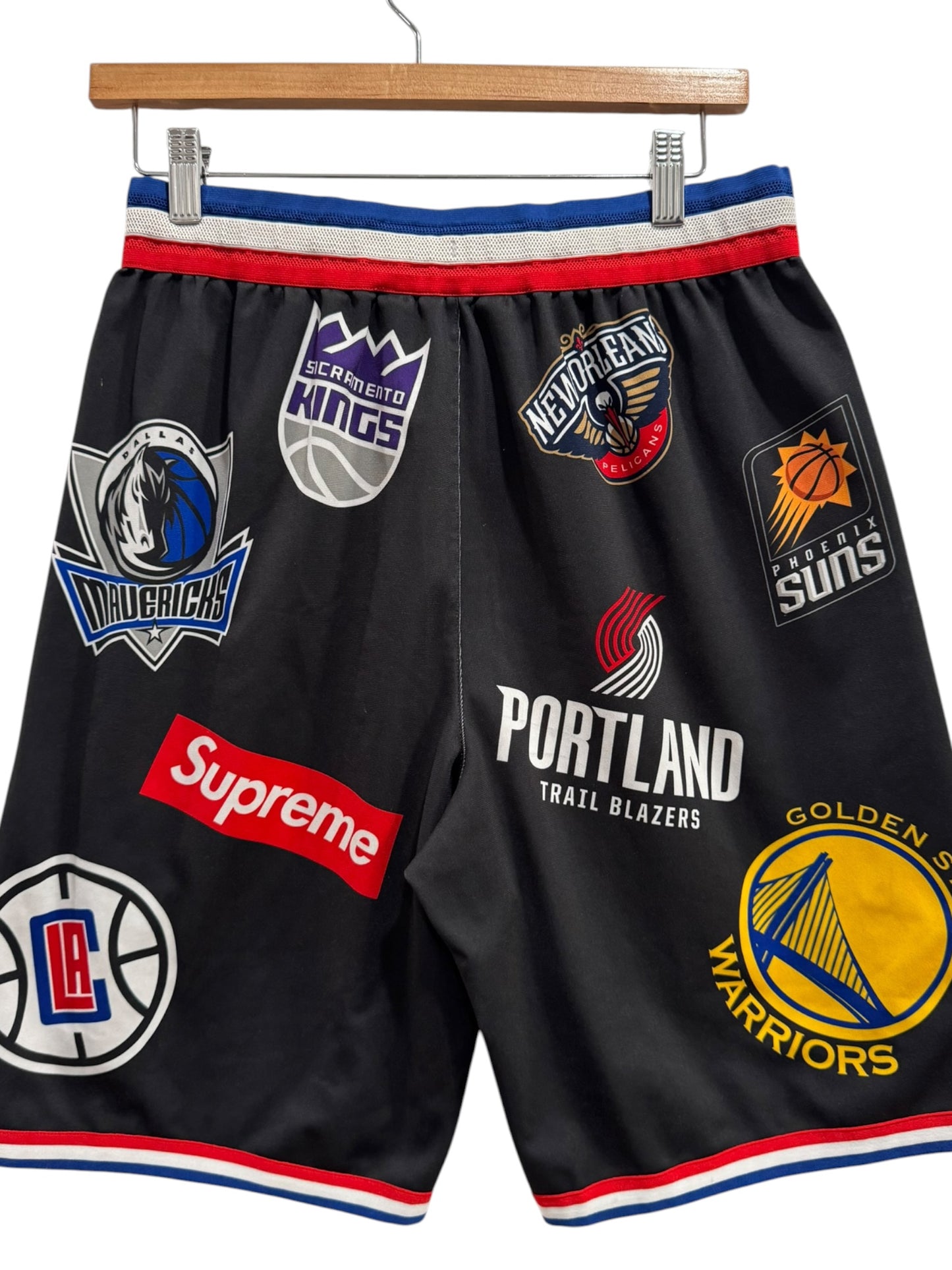 Supreme x Nike NBA Team Authentic Shorts Black