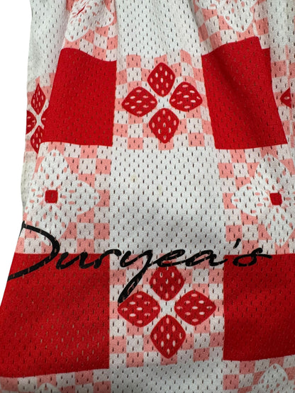 Eric Emanuel x Duryea’s Picnic Shorts White Red