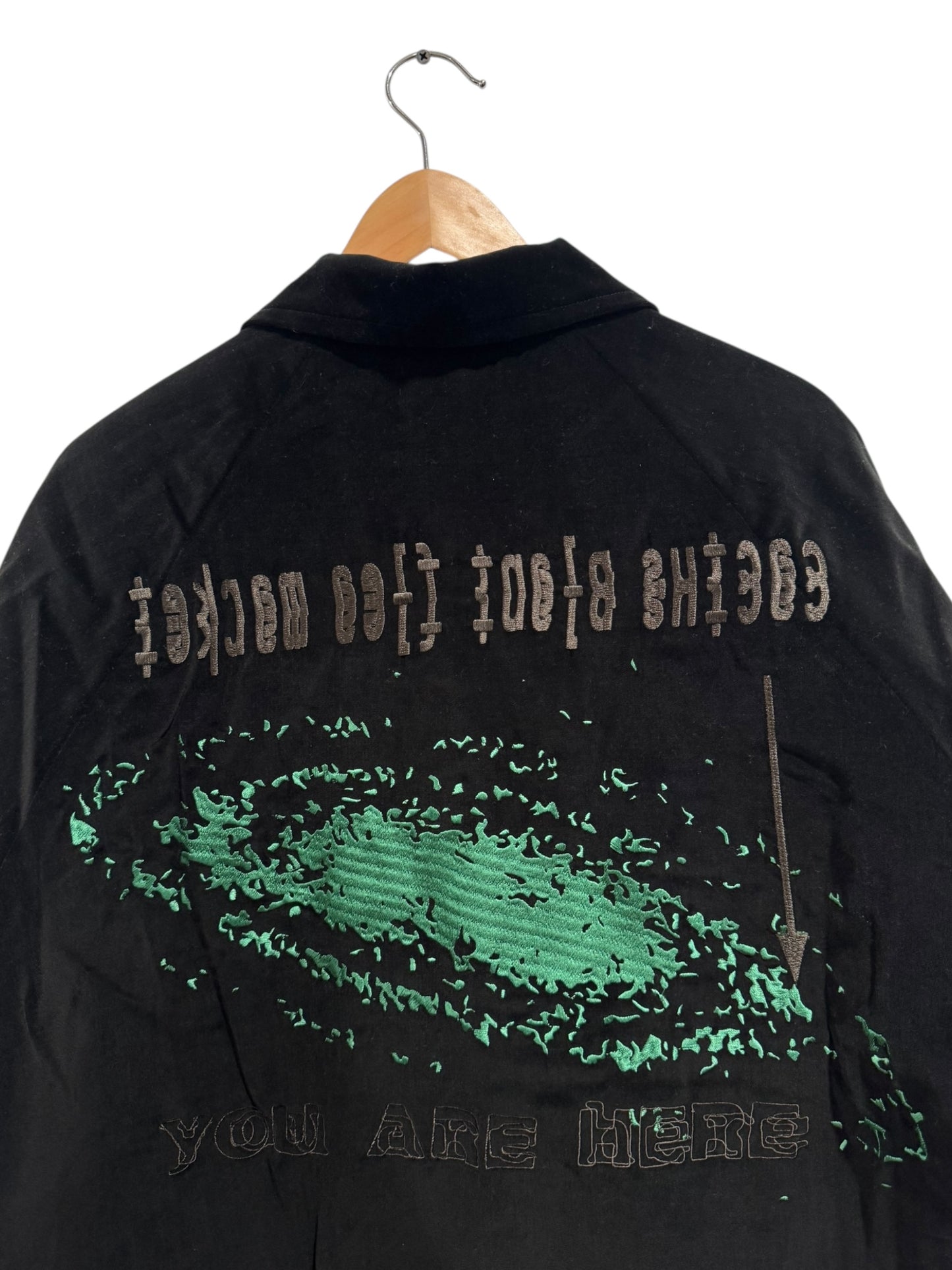 Cactus Plant Flea Market I’m Lost Souvenir Jacket Black