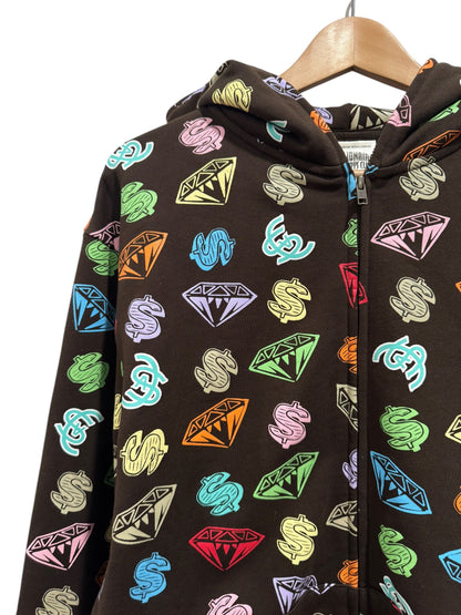 Billionaire Boys Club x Casanova Vintage Zip Hoodie Brown