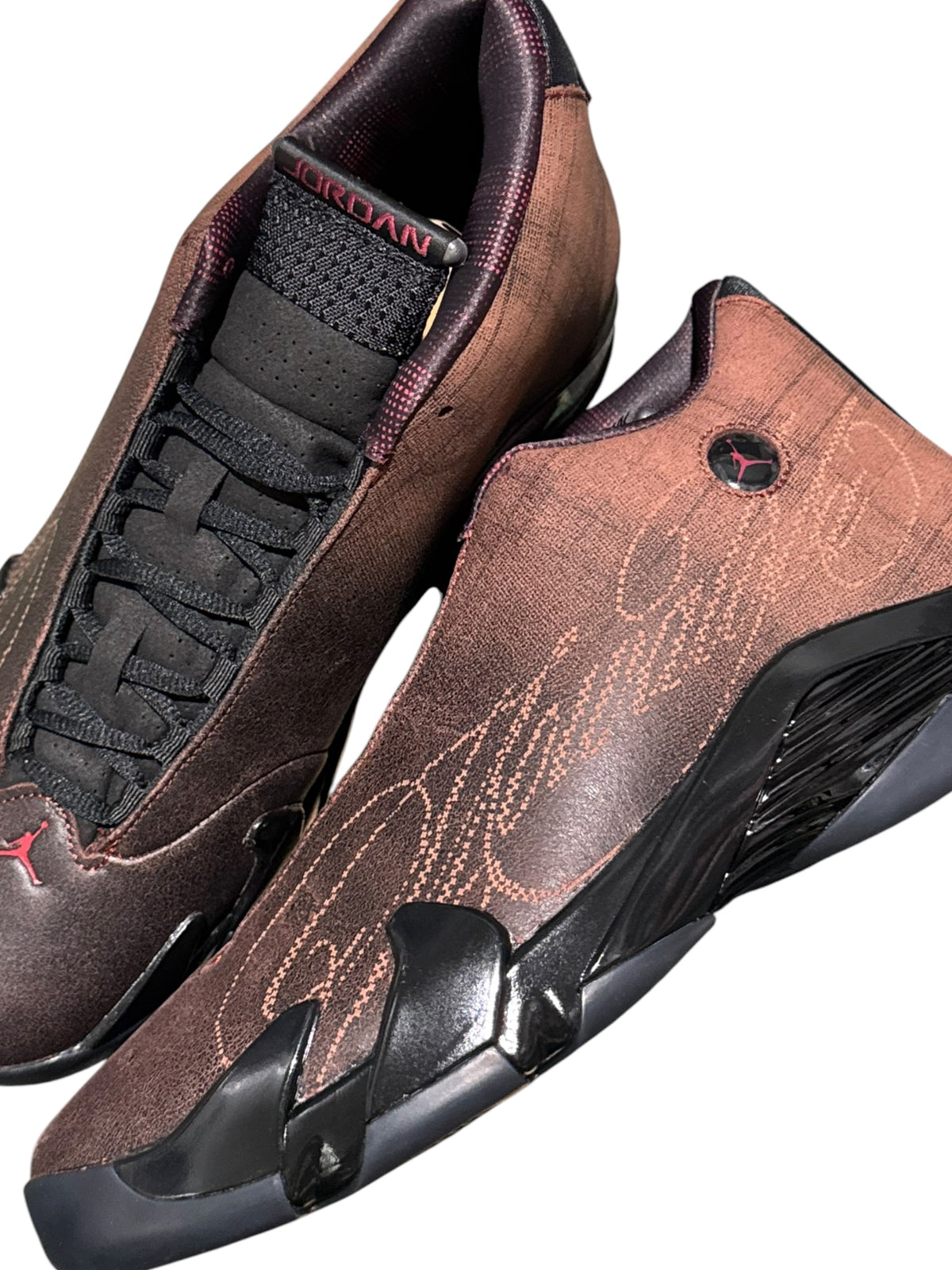 Jordan 14 Retro Mowalola Burnt Red