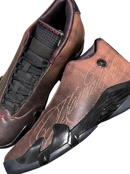 Jordan 14 Retro Mowalola Burnt Red